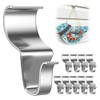 Vinyl Siding Hooks for Outdoor Hanging, 10 Pack, Stainless Steel,