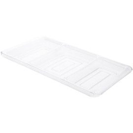 Pioneer Plastics Tray Clear Candy Plastic Tray, 14.25" W x 7.125" D x 1" H, Pack of 9