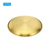 PATIKIL 5.5"Dia.Incense Burner Plate 2Pcs Coil Incense Holder Gold Tone