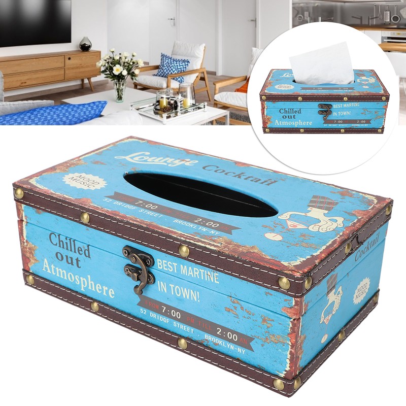 Tissue Box Waterproof Exquisite Elegant Napkin Holder Box Photography Props