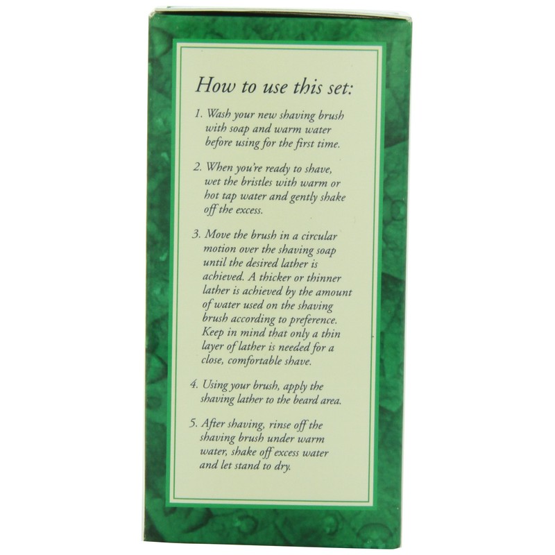 Van Der Hagen Premium Shave Set (2.5 oz. Soap, Bowl,