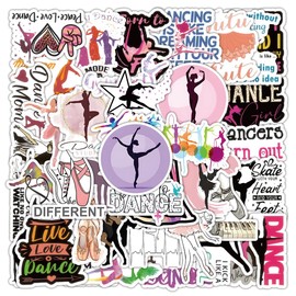 100 Gymnastics Stickers - Waterproof Vinyl Stickers for Laptops, Scrapbooks, Skateboards, Cars and Luggage - Perfect Gifts for Children, Teenagers and Adults, Cute Stickers
