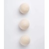 b2c Felt Dryer Ball 3 Pack (White) | Wool Ball