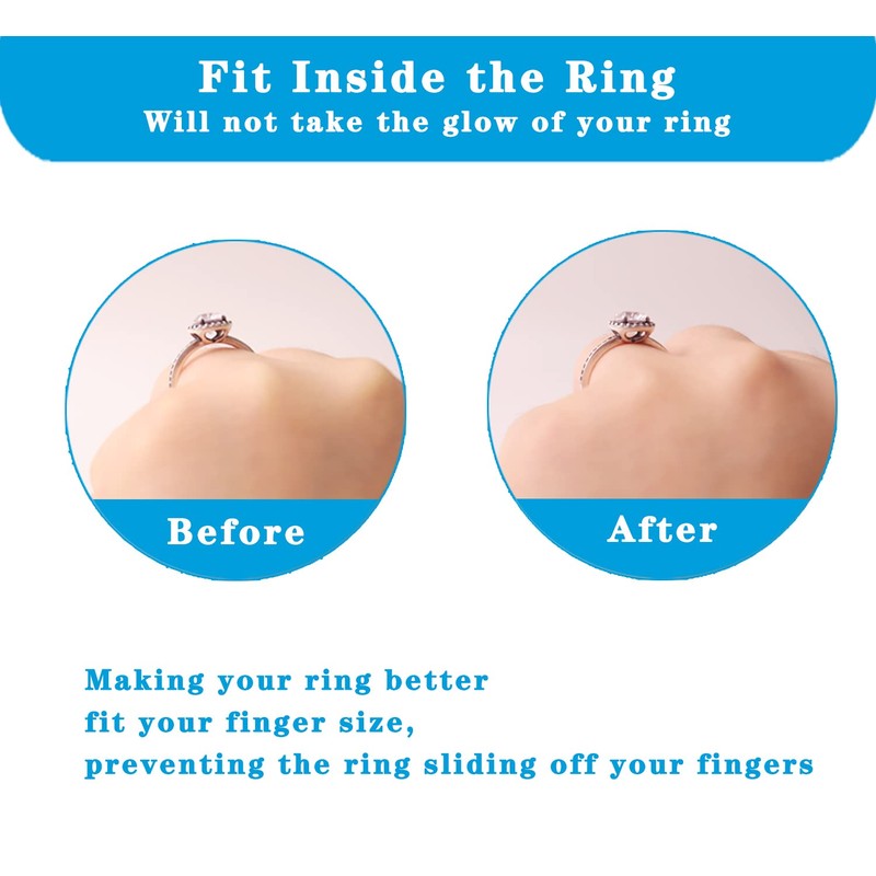 70 Pcs Ring Size Adjuster for Loose Rings with Ring