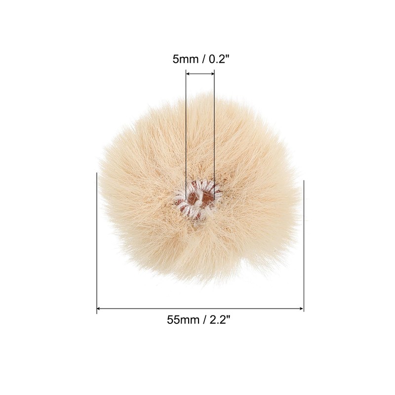 PATIKIL Furry Microphone Windscreen 5mm x 55mm Mic Cover Windshield