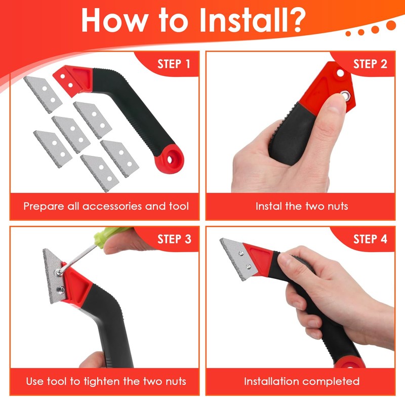 Xugoox 11 Pack Grout Removal Tool Kit, Including Hand Grout