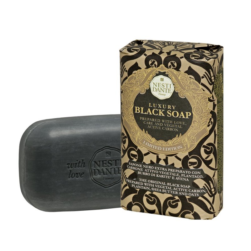 Nesti Dante Luxury Black Soap with Activated Carbon 250g