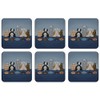 Plymouth Pottery - Hungry Cats Coasters - Set of 6