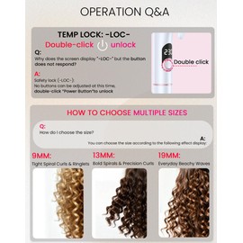 Mini 0.75 Inch Curling Iron for Short Hair Dual Voltage with European UK Plug Adapter & Heat Mat White Travel Size Small Barrel Curling Iron to Beachy Waves Curls with 30S Fast Heating 5 Temps
