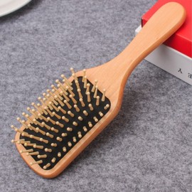 Wooden Air Cushion Hairbrush Hairbrush (Wood) 2ea