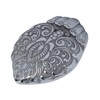 Natural Terahertz Pendant Peacock Pattern Carved Energy Stone Hanging Ornament