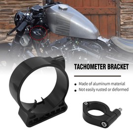 Hoypeyfiy Speedometer Relocation Bracket 39MM for Motorcycle Replacement for Harley Davidson Sportster XL 883 1200 1995-2014 (Black)