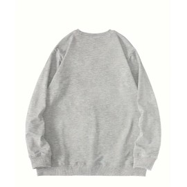 Teddy and Lily Women's Go Birds Long Sleeve Crew Neck Sweatshirt Eagles Football Philadelphia XL Grey