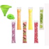 120 pcs Ice Popsicle Molds Bags Pop Bag Mold by