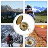 VZU Outdoor Compass, Golden Compass, Brass Compass with Retro Design,
