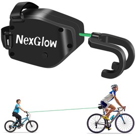 NexGlow Tow Rope Bicycle Children, 2.5 m Bicycle Pull Rope for All Bicycle Poles, Retractable Bicycle Tow Rope Follow Me for Children MTB Bike
