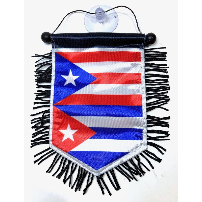 Puerto Rico Cuba cuban Rican flag for Car Home Wall