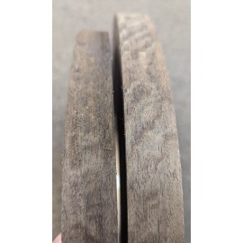 Eucalyptus Fumed Smoked Figured wood veneer edgebanding 15/16" x 120" preglued