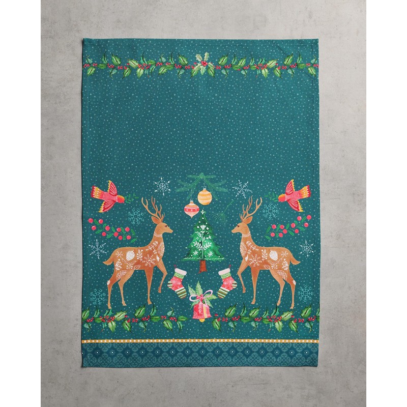 Maison d' Hermine Hygge Christmas 100% Cotton Set of 3