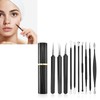 10pcs Pimples Needles Carbon Steel Portable Blackheads Removal Multifunctional Face