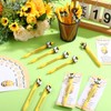 Qilery 25 Sets Bee Theme Pen Favor Bulk – Thank