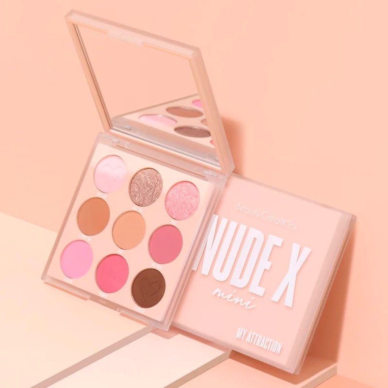 Paleta de Sombras Para Ojos Mini Nude X 9 Tonos