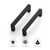 Ravinte 18 Pack 4-1/2 Inch Kitchen Square Cabinet Handles Matte