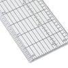 Westcott Grid Ruler with Metal Cutting Edge, 1.5 x 12,