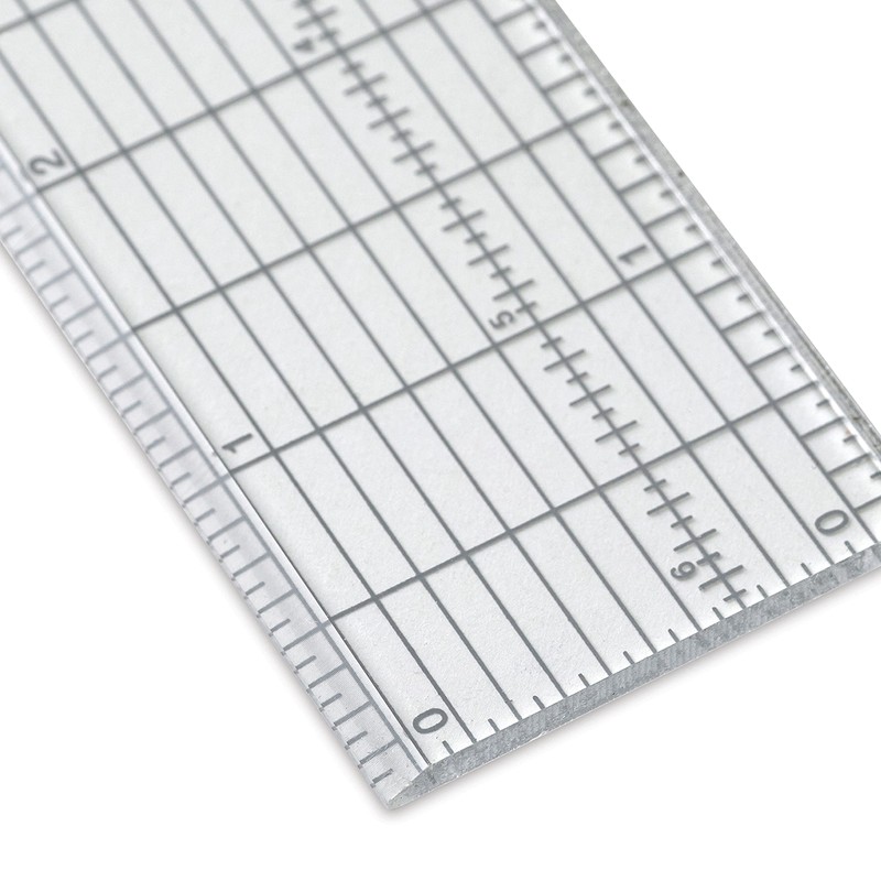 Westcott Grid Ruler with Metal Cutting Edge, 1.5 x 12,