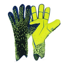 KRUZZO Children Football Gloves Goalkeeper Gloves, Soccer Gloves for Boys, Girls & Junior Keepers Football Gloves for Training and Match, Non-slip, Wrist Protection, Size 6/7/8/9/10 7yards B