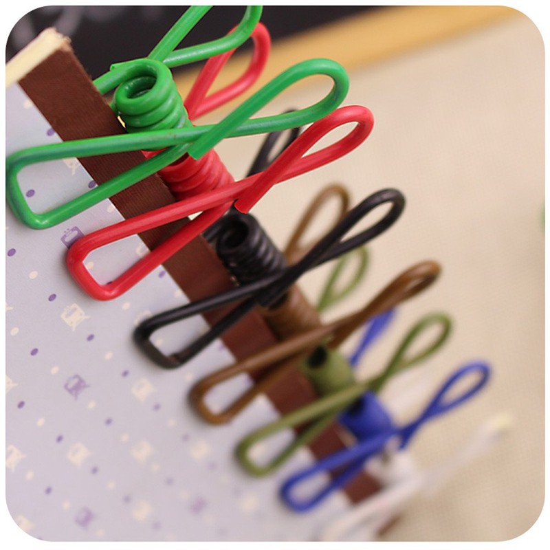 Yueton Pack of 30 Multi-purpose Clothesline Utility Clips, Steel Wire