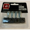 D&D 4 Pieces set NYLON & METAL LICENSE PLATE FASTENERS