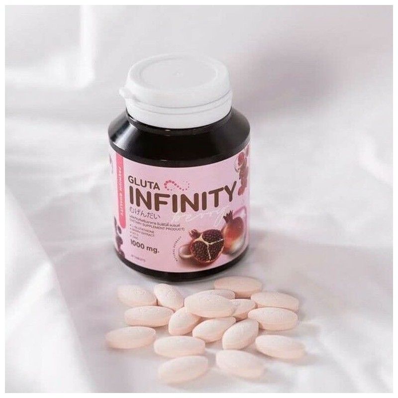 Gluta Infiniy 1000mg L-Glutathione Supplement Tripeptide Fish Collagen L-Glutamine Ascorbic