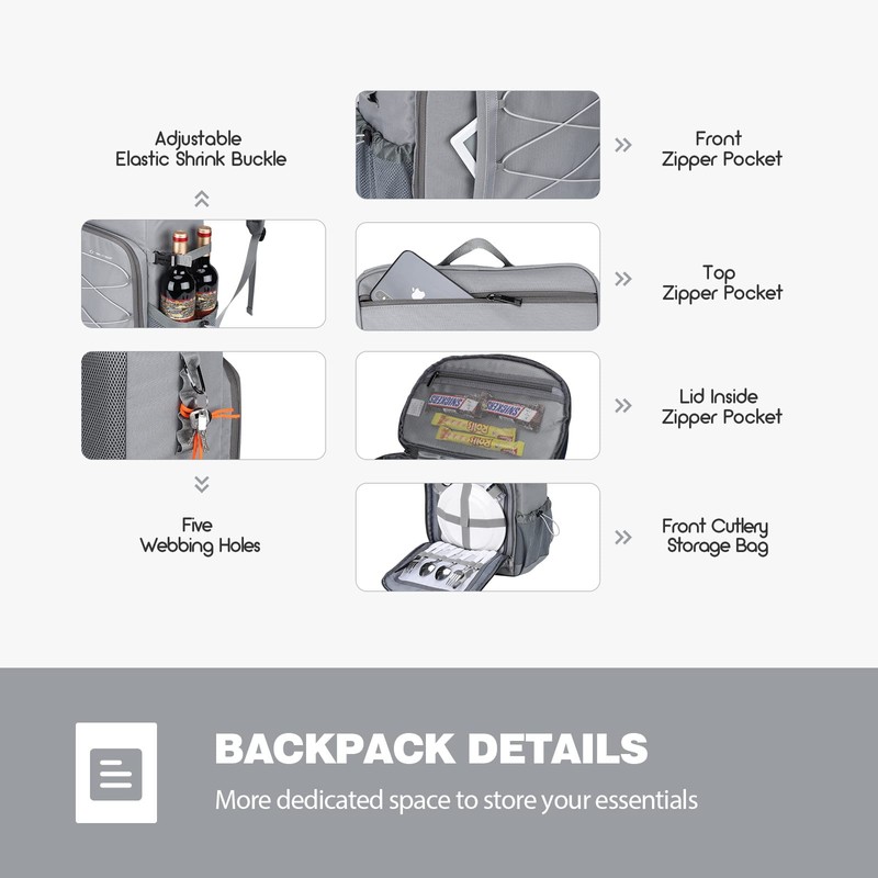Maelstrom 35 Can Backpack Cooler Leakproof,Insulated Soft Cooler Bag,Beach /
