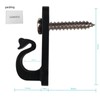 glowhitch Outdoor Light Hooks for String Lights – Heavy-Duty Christmas