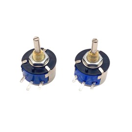 Potentiometer, 100Ω, 3W, Variable Resistor, Volume, Hum Balancer, Vacuum Tube Amplifier, DIY Electronics, Sound Adjustment (Set of 2)