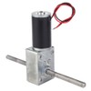 24V Dual Shaft Metal Gearbox Turbo Worm Speed Reduction Gear