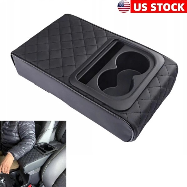 Unbranded Auto Center Console Pad Cushion Universal Waterproof Auto Armrest