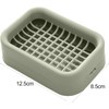 Green Bathroom Soap Dish Double Layers Mesh Drainage Quick Drying