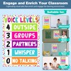 JUESMOS Voice Level Poster Chart - Classroom Decorations - Educational