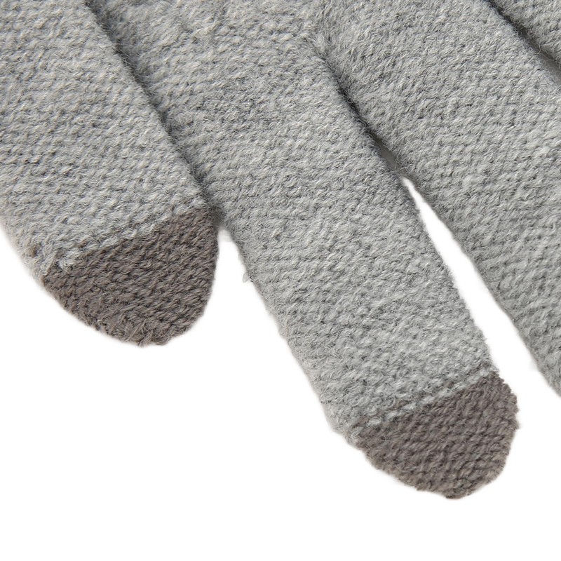 USB Heated Gloves Thicken Detachable Electronic Warming Knitted Gloves for