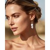 Elaximn 925 Sterling Silver Dangle Earrings for Women, Hypoallergenic Lightweight