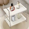2 Tier Countertop Organizer Nordic Style Large Space Removable Cabinet