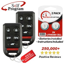 Extra-Partss 2 For 2005 2006 2007 2008 2009 2010 Honda Odyssey Keyless Entry Key Remote Fob
