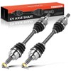 A-Premium Pair (2) Front CV Axle Shaft Assembly Compatible with