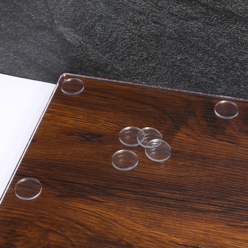 DOITOOL 10 Pcs Soft Glass Table Top Bumper Rubber Pad