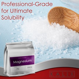 KALIX Magnesium Sulfate Fertilizer | 100% Water-Soluble Epsom Salt | High-Purity MgSO₄ for Plants, Lawns, and Gardens | for Hydroponics, Soil, Drip Systems, and Foliar Spray