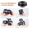 K&F Concept Lens Mount Adapter Compatible for NIK DSLR Lens