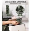 JZCreater USB Desk Fan, Mini Fan Portable, 3 Speeds Desktop