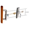 Sliding Glass Patio Door Handle Set with Internal Lock for